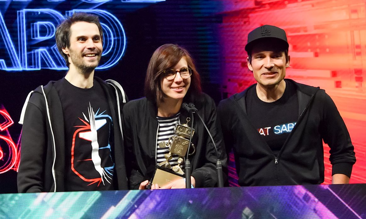 Equipa de Beat Saber nos Game Developers Choice Awards
