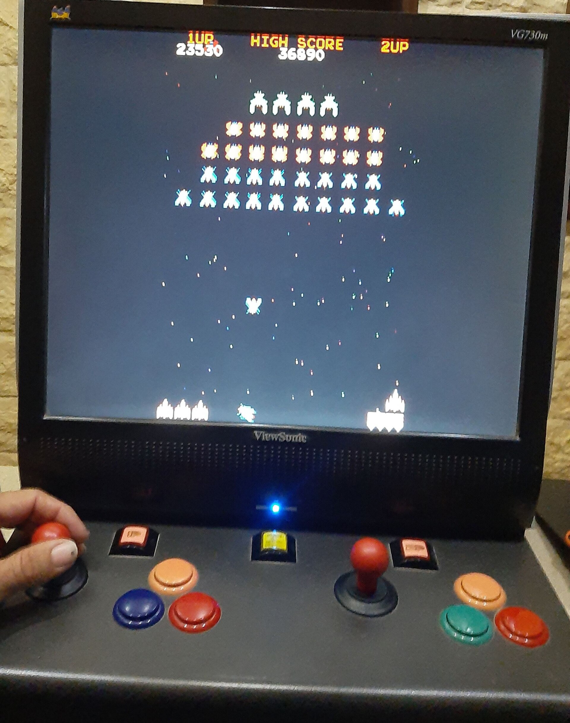 Máquina arcade Galaga