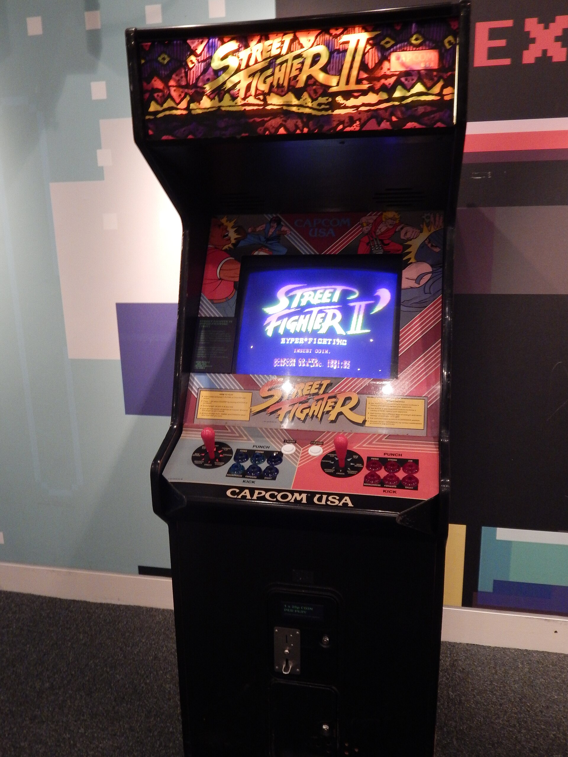 Máquina arcade Street Fighter II